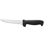 Mundial Black Boning Knife 6-1/4" Wide Stiff Blade 