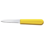 Mundial Y5601-3 1/4 High Carbon 3-1/4" Paring Knife, Yellow Handle