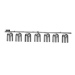 Nemco 6006-7 Suspension-Bar Heat Lamp, 7 Bulb