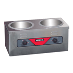 Nemco 6120A-CW 4-Quart Cooker Warmer, Twin Well