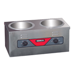 Nemco 6120A 4-Quart Warmer, Twin Well