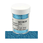 Non-Toxic Sky Blue Disco Dust, 16 Grams