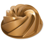 Nordic Ware 80677 Gold Heritage Bundt Pan, 10 Cup