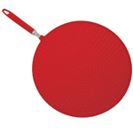 Norpro Grip-EZ Silicone Splatter Screen Strainer, Red