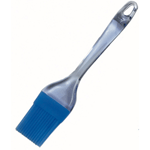 Norpro Silicone Basting or Pastry Brush. 9" long with blue bristles