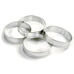 Norpro Tin English Muffin Rings, Set of 4