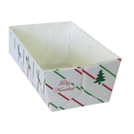 Novacart Christmas Loaf Paper Baking Mold, 5-1/4" x 2-1/2" x 2-1/8" High, Case of 300