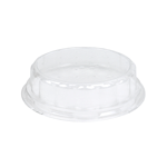 Novacart Clear Round Plastic Lid for Baking Molds OP110/21 and OP110/37, Pack of 20