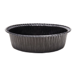 Novacart Ecos Poly-Coated Round Black Paper Baking Mold, 5-5/8