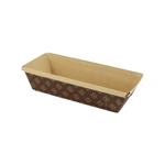 Novacart Paper Disposable Loaf Baking Mold 7" x 3" x 2" High - Case of 300