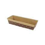 Novacart Paper Disposable Loaf Baking Mold 8" x 2.5" x 2" High - Case of 1000
