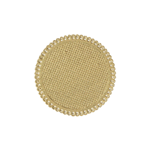 Novacart Round Gold Lace Doily, Single Portion Size, 3-7/8" Diameter - Pack of 25