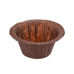 Novacart Silicone Treated Brown Paper Muffin Cup, 1-1/8" Bottom Diameter x 1-1/8" High - Pack of 200