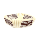Novacart Greek Key Design Square Paper Cup, 2-5/16" x 2-5/16" x 13/16" - Case of 1000