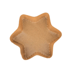 Novacart Star Paper Baking Mold, 5" x 1-3/8" High, Pack of 12