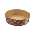 Novacart Tortina Round Disposable Paper Baking Mold, 4-3/4" Diameter x 1-1/4" High, Case of 300