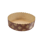 Novacart Tortina Round Disposable Paper Baking Mold, 4" Diameter x 1-1/8" High, case of 300