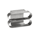 Oblong / Long John Cutter Heavy Duty Stainless Steel, 1-1/2" x 5"