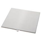O'Ceme Silver Square Mini Board with Tab, 3.25" - Pack of 100