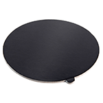 O'Creme Black Round Mini Board with Tab, 4