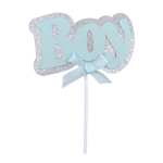 O'Creme Blue 'Boy' Cake Topper