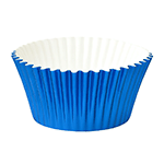 O'Creme Blue Foil Cupcake Liners, 2" Diameter - Pack of 500