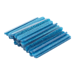 O'Creme Cakesicle Popsicle Blue Glitter Acrylic Sticks, 3" - Pack of 50