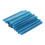 O'Creme Cakesicle Popsicle Blue Glitter Acrylic Sticks, 3