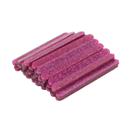 O'Creme Cakesicle Popsicle Pink Glitter Acrylic Sticks, 3" - Pack of 50