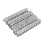 O'Creme Cakesicle Popsicle Silver Glitter Acrylic Sticks, 3" - Pack of 50