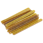 O'Creme Cakesicle Popsicle Yellow Gold Glitter Acrylic Sticks, 4.5" - Pack of 50