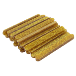 O'Creme Cakesicle Popsicle Yellow Gold Glitter Acrylic Sticks, 3" - Pack of 50