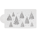 O'Creme Christmas Tree Cake Decorating Stencil