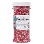 O'Creme Edible Confetti Mini Heart Mix, 8 oz.