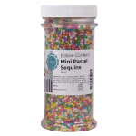 O'Creme Edible Confetti Mini Pastel Sequins, 8 oz.