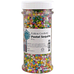 O'Creme Edible Confetti Pastel Sequins, 8 oz.