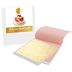O'Creme Gold Leaf Sheets, 3.14