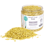 O'Creme Gold Metallic Sugar Rods, 8 oz.