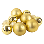 O'Creme Gold Plastic Cake Balls - Pack of 60