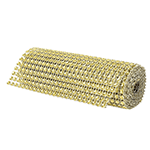 O'Creme Gold Rhinestone Wrap, 4-1/2" x 1 Yard