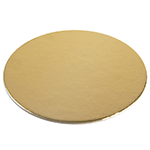 O'Creme Gold Round Mini Board, 2.75" - Pack of 100
