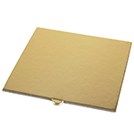 O'Creme Gold Square Mini Board with Tab, 2.75" - Pack of 100