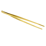 O'Creme Gold Stainless Steel Straight Tip Tweezers, 12" 