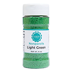 O'Creme Light Green Nonpareils, 4 oz.