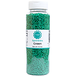 O'Creme Green Sprinkles, 6.3 oz.