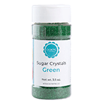 O'Creme Green Sugar Crystals, 3.5 oz.