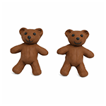 O'Creme Gumpaste Teddy Bears, Set of 12