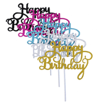 O'Creme 'Happy Birthday' Cake Toppers, Set of 10
