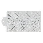 O'Creme Herringbone Cake Decorating Stencil