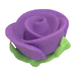 O'Creme Lavender Royal Icing Roses, Set of 6